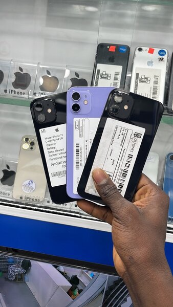 iPhone 12 - Noir et Violet