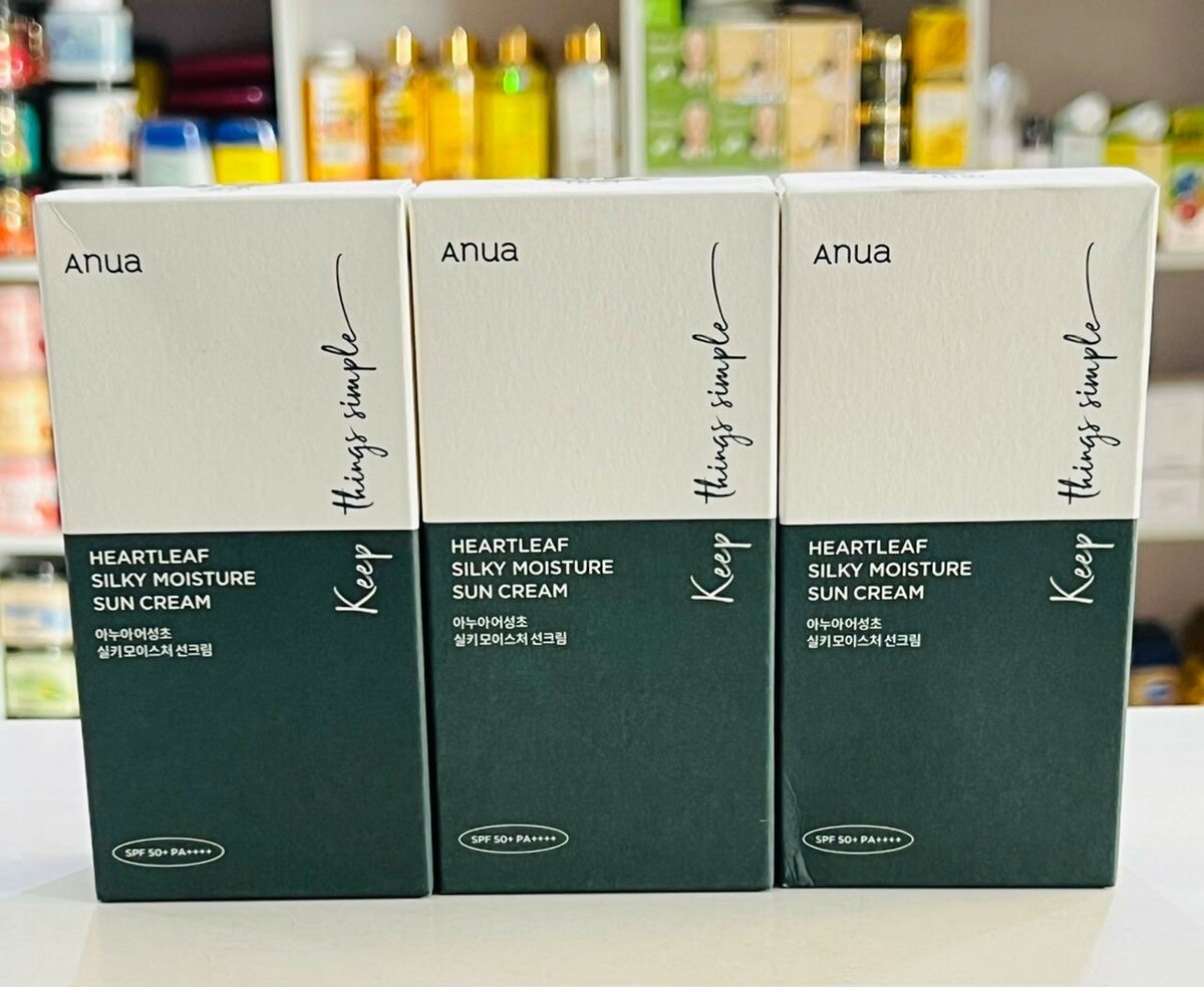 ANUA Heartleaf Silky Moisture Sunscreen