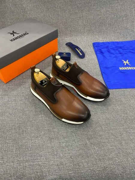 Baskets en cuir Hansberg