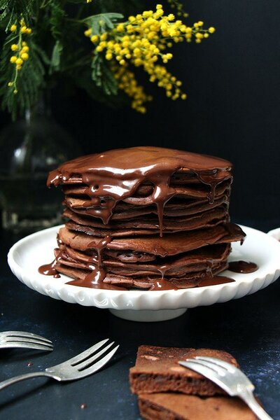 Pancakes au Chocolat  sum