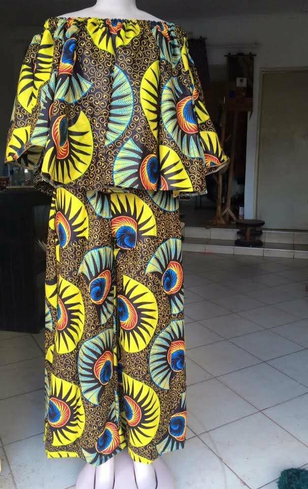 Chitenge top and bottom