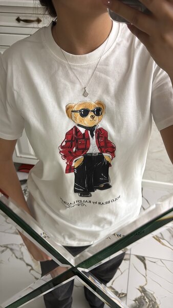 Новые, футболки с мишкой ralph lauren в наличии