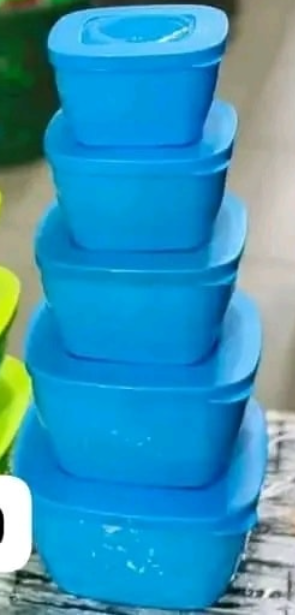 Plastic storage bowls