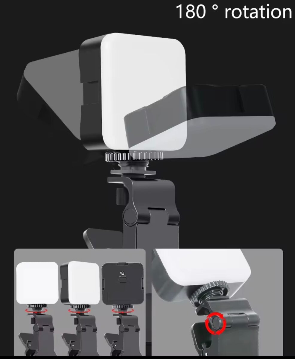 Lampe LED RGB Rotative 180°