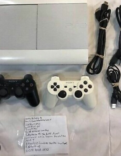 Console PS3 Super Slim Blanc