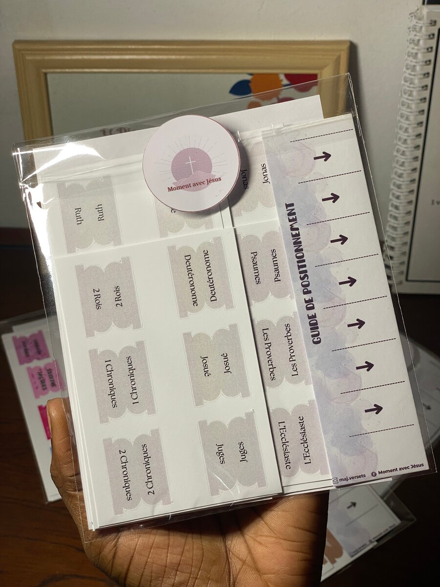 Étiquettes Bibliques Adhesives