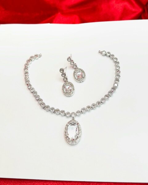 American Diamond 1 karat set