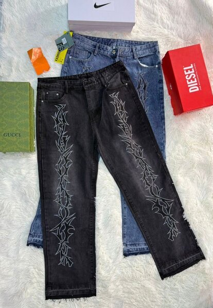 Jeans créatifs unisexes