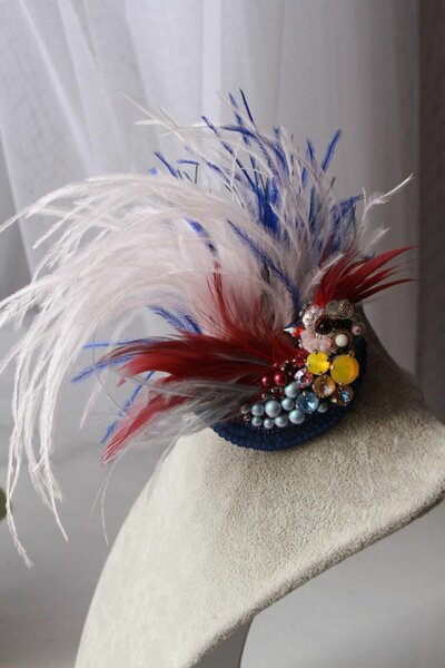 Брошь птица райская.