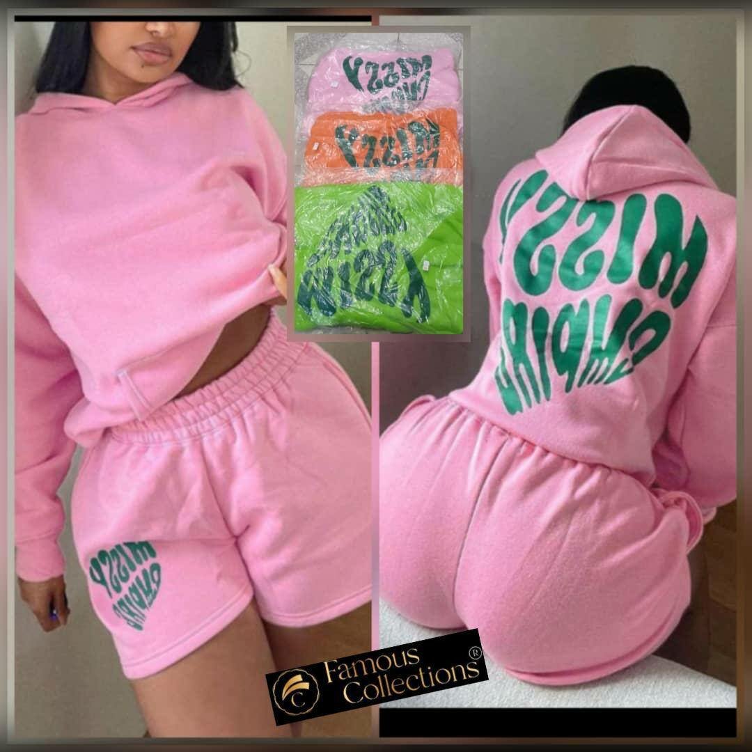 Ensemble Short Hoodie Femme