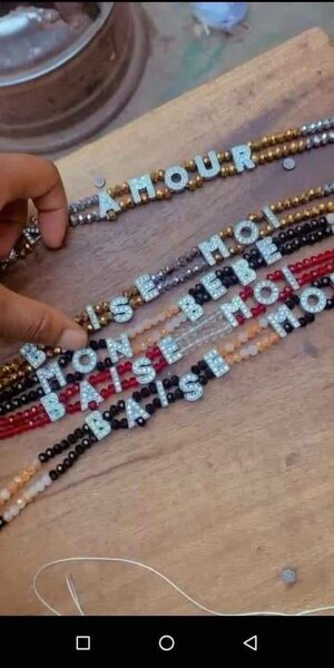 Colliers Personnalisés Perles