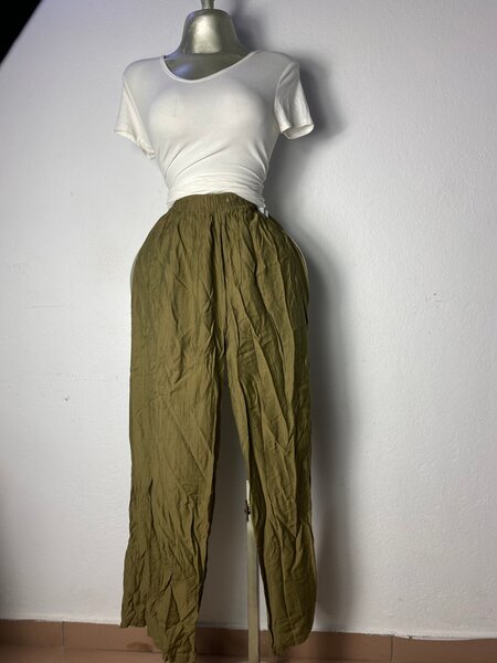 Pantalon ample en lin pour femme