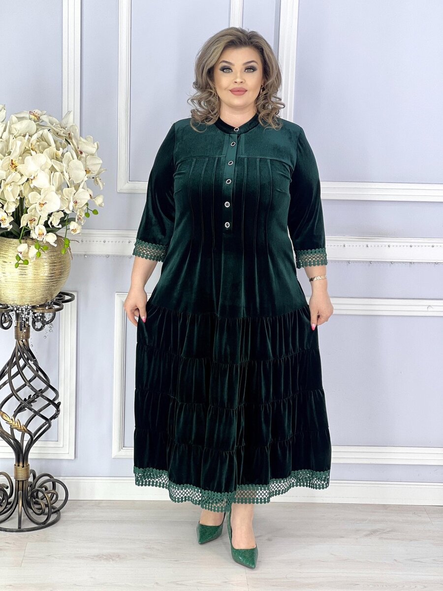 Женское платье для больших размеров