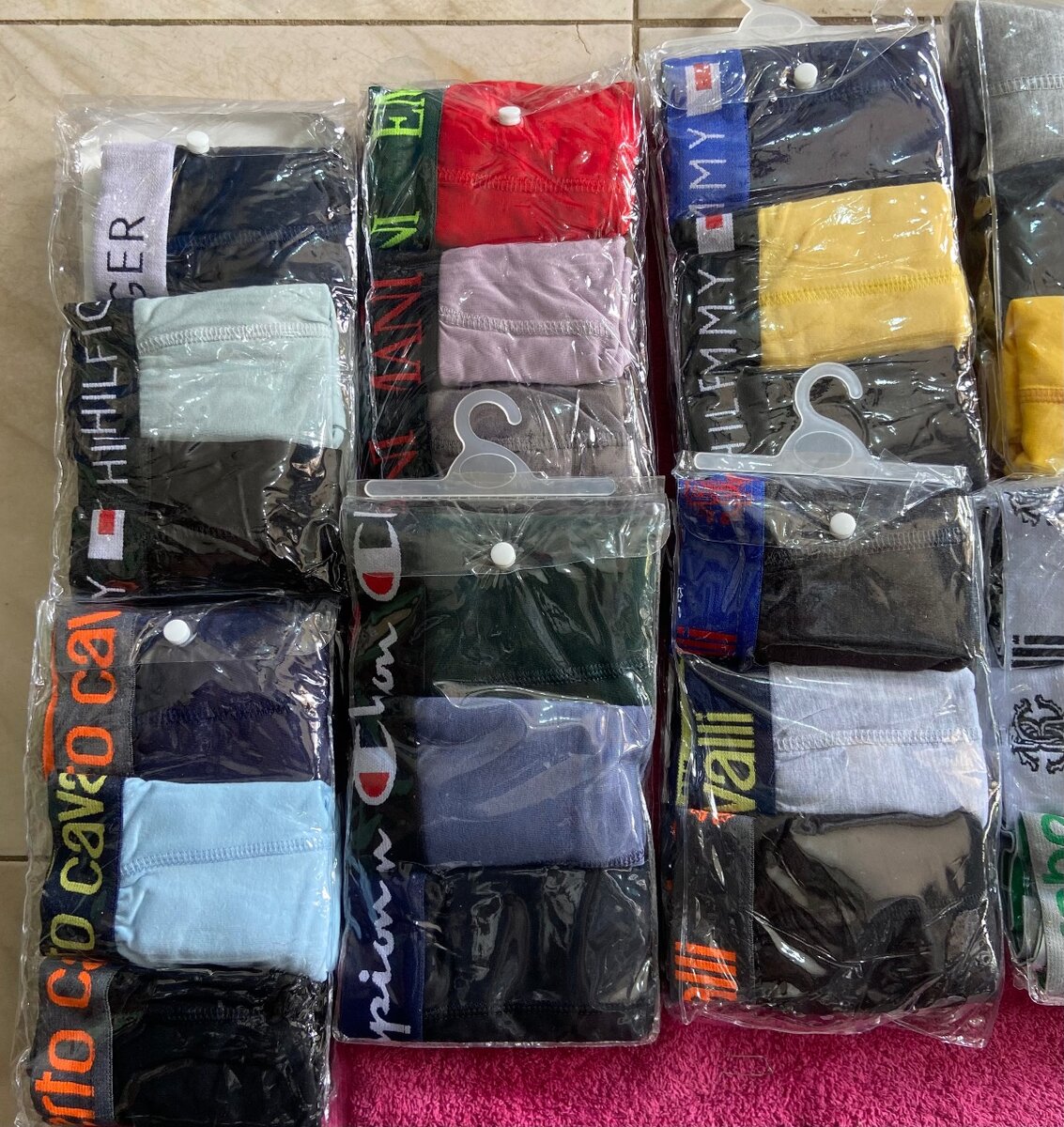 Boxers de marque en sachet