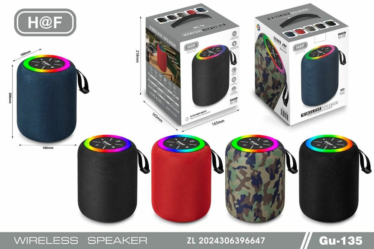 H@F Enceinte Bluetooth Portable