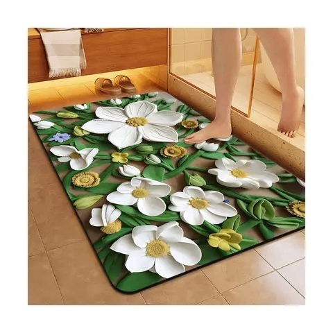 Tapis de sol floral
