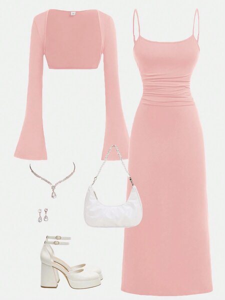 Robe élégante avec boléro