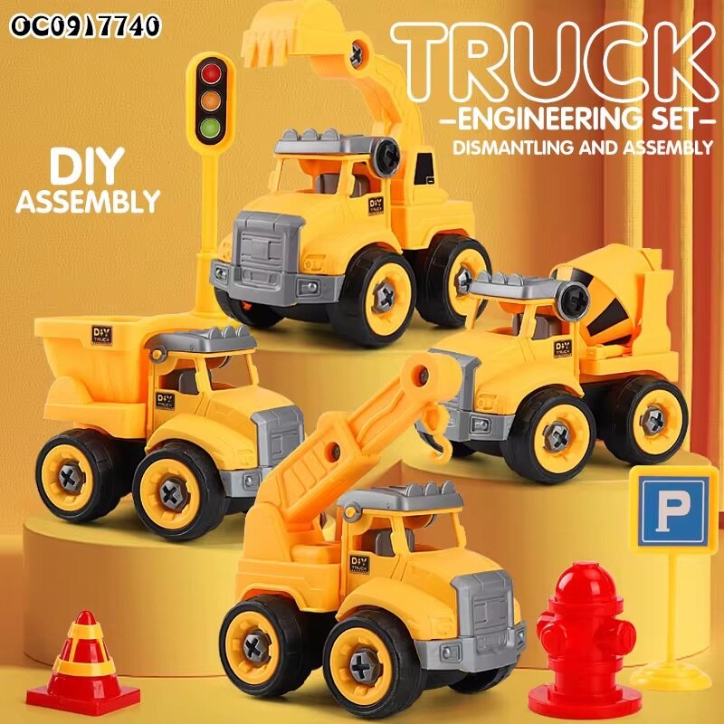 Kid Engineering Truck Set