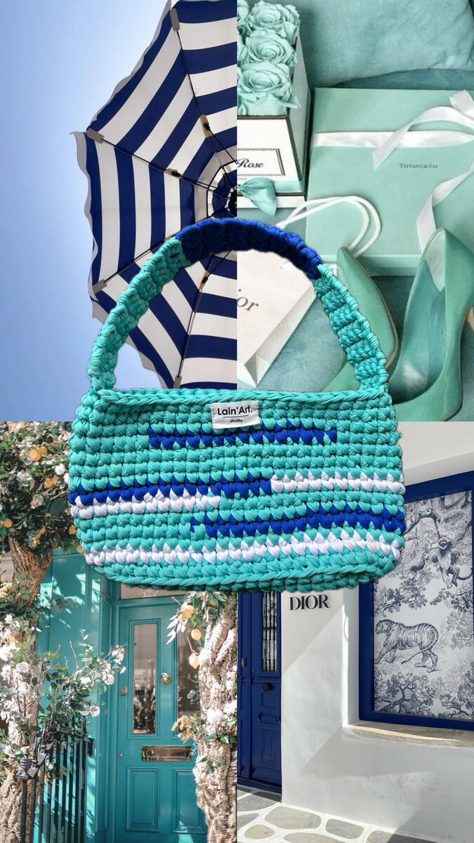 Sac en crochet coloré