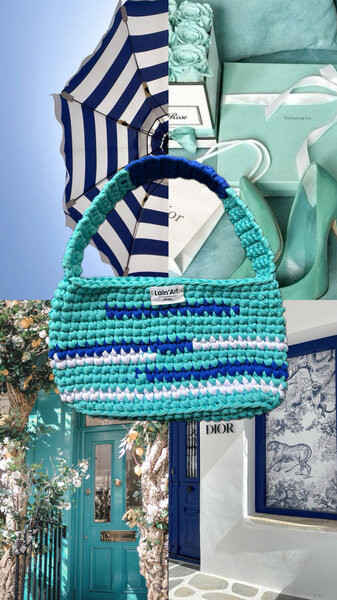 Sac en crochet coloré