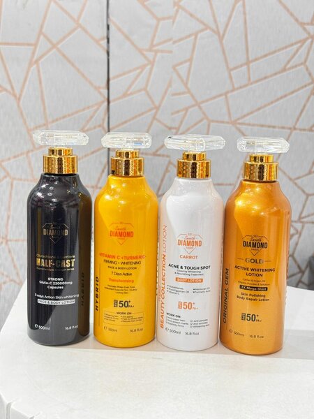 Smooth diamond lotions in Colors