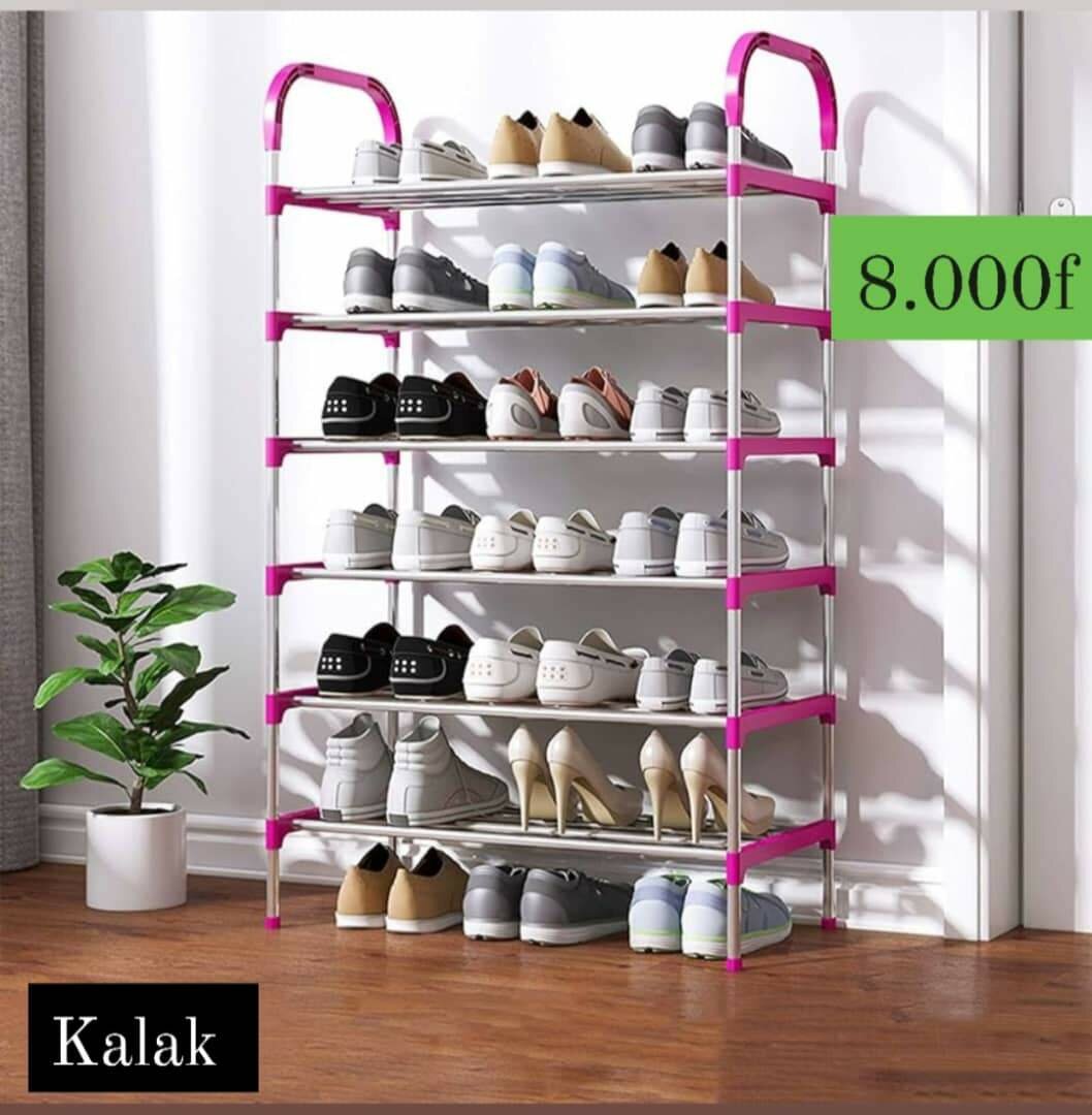 Étagère de chaussures à 6 niveaux