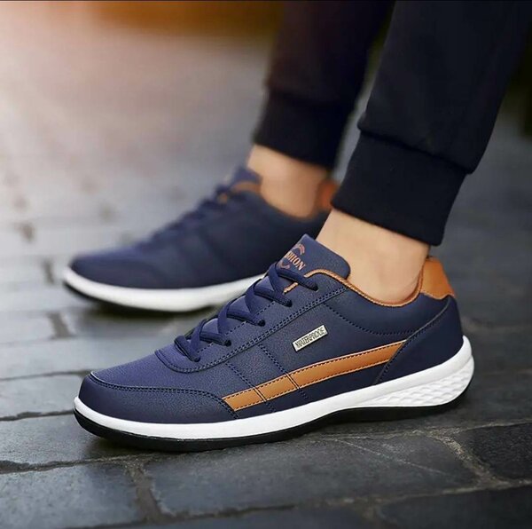 Baskets mode confort homme