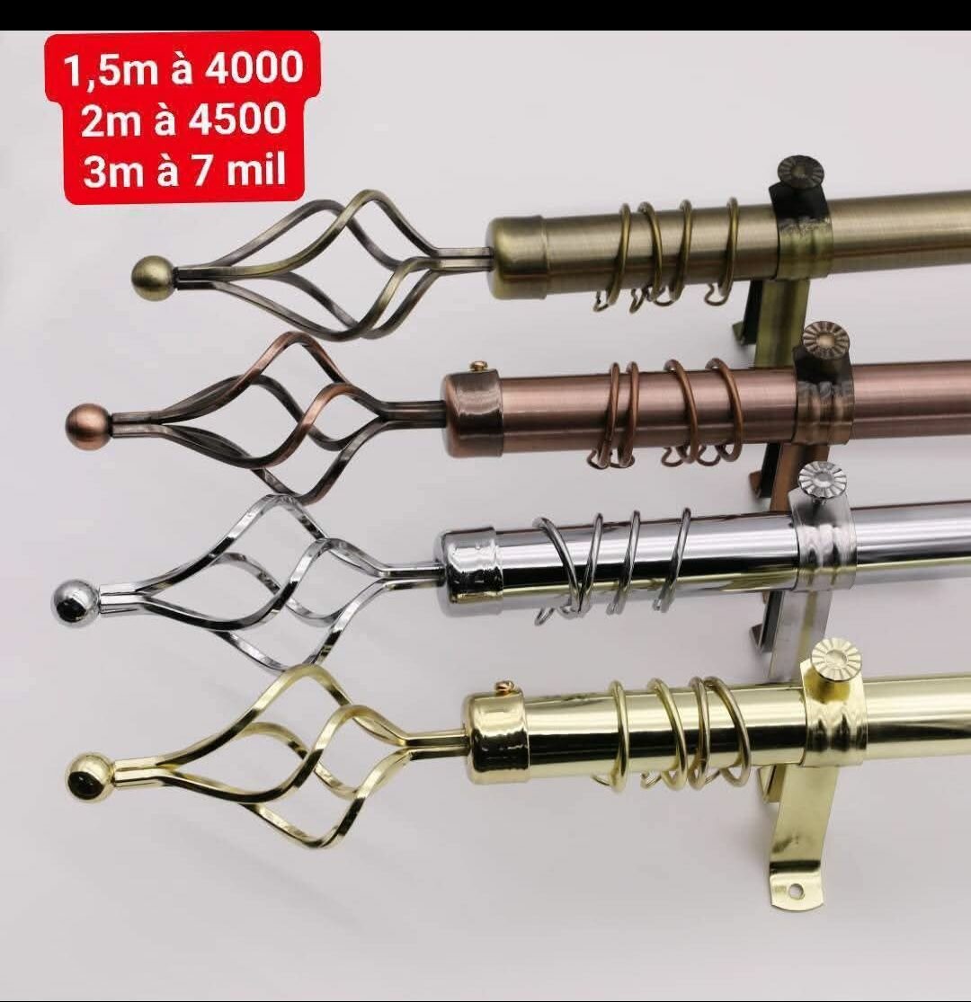 Porte rideaux extensible