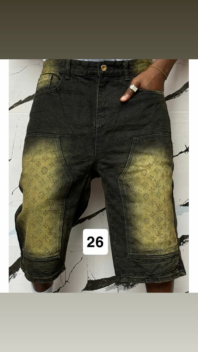 Bermuda en jean dégradé