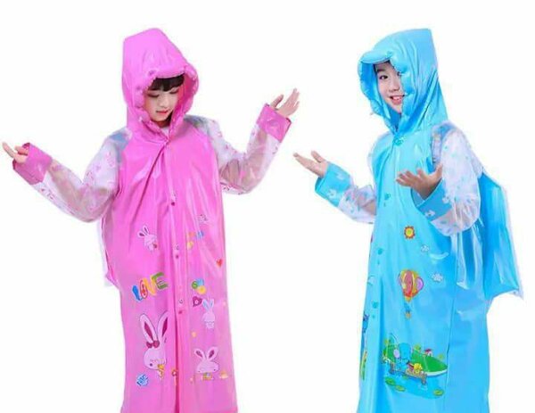 Poncho imperméable enfant