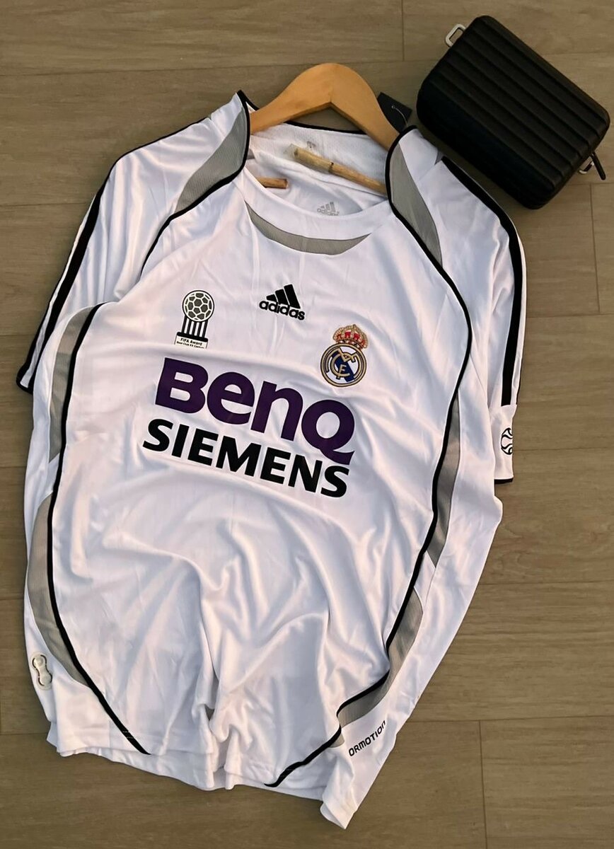 Maillot de Foot Blanc Real