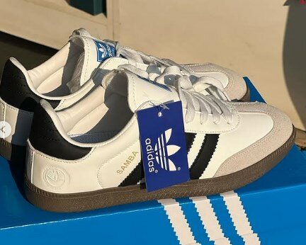 Adidas sneakers light striped