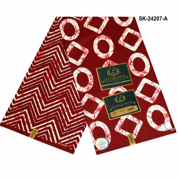 Two pattern African print