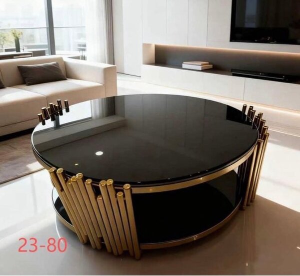 Table basse moderne en verre