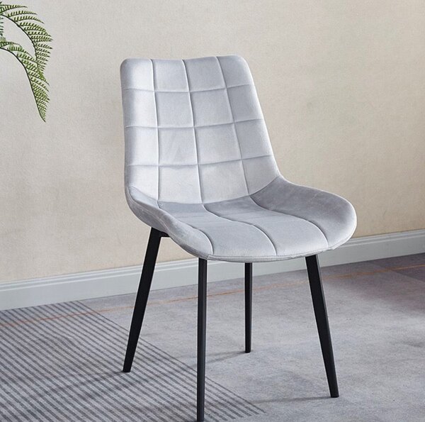 SOFT VELVET PADDED CHAIR