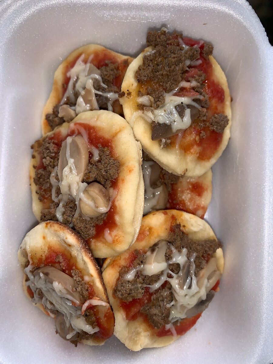 Assortiment de mini crêpes