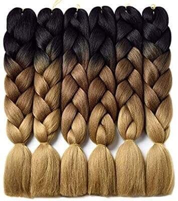 Ombré Braiding Hair