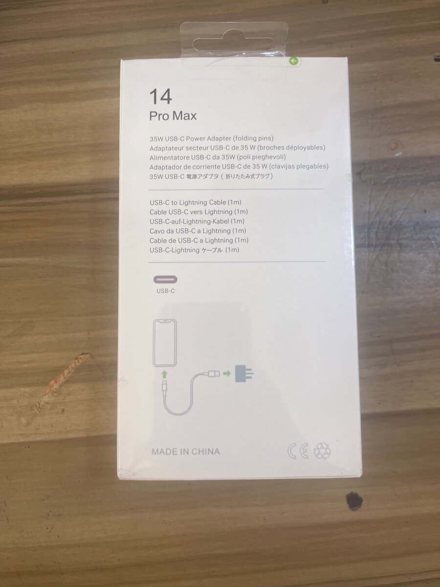 iPhone type c charger 3pin