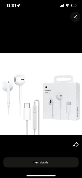 Écouteurs Apple USB-C direct