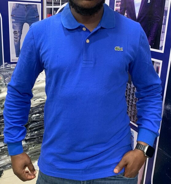 Polo homme manches longues élégance