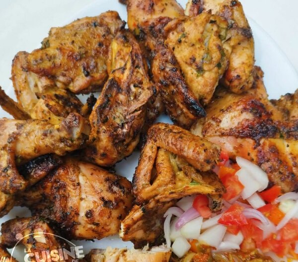 Poulet Grillé et Plantains