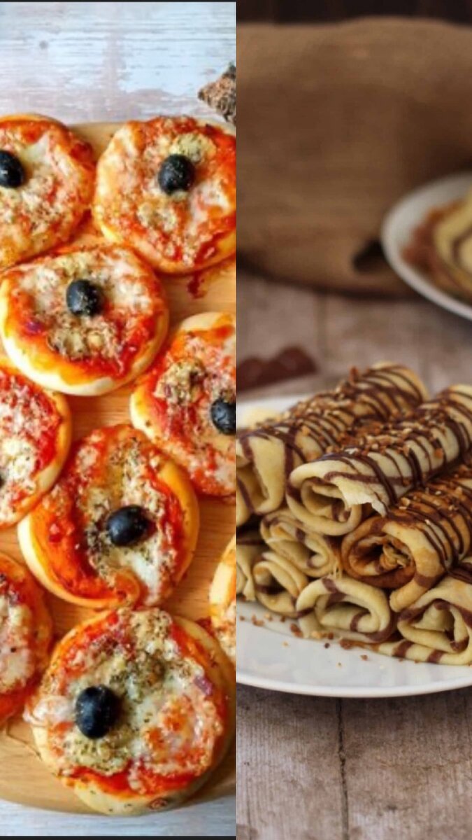 Mini Pizzas et Crêpes Délice