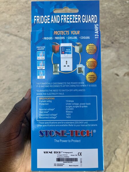 Fridge and freezer guard