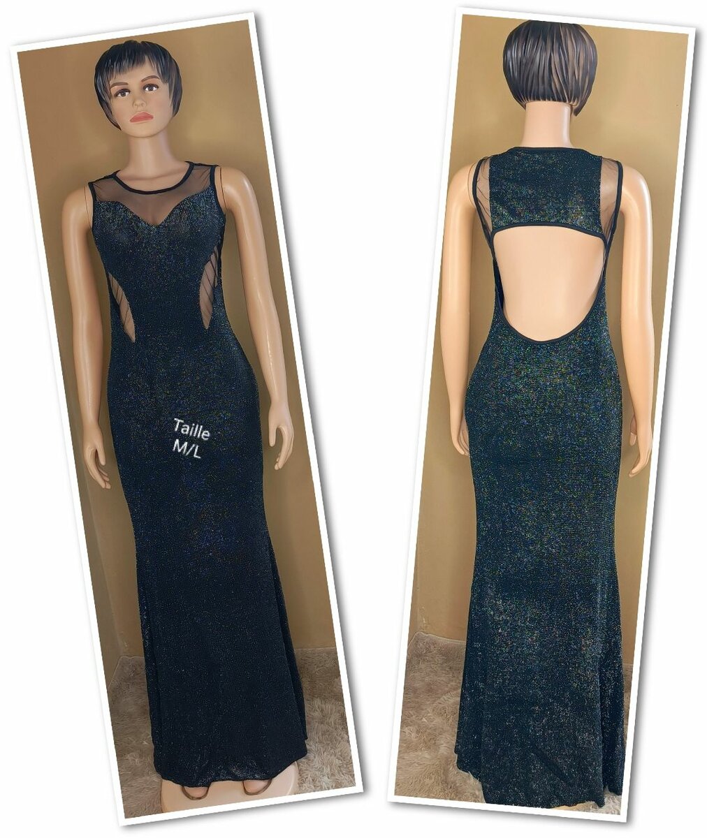 Robe élégante soirée femme