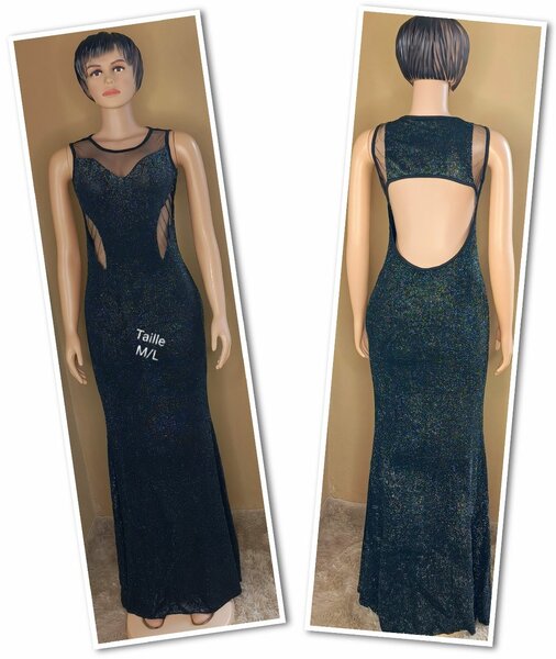 Robe élégante soirée femme