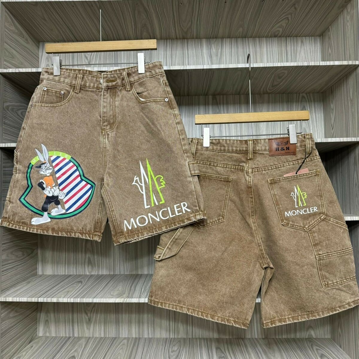 Moncler short jeans