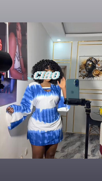 Robe Tunique Tie-Dye Femme