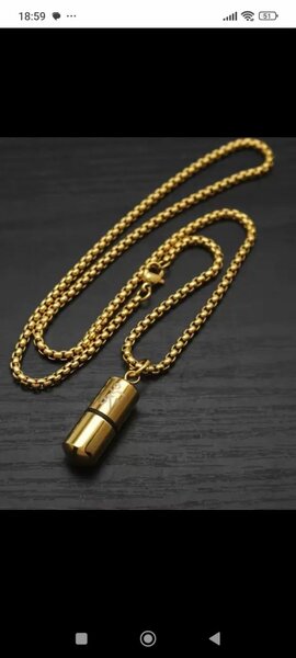 Collier Capsule Pendentif