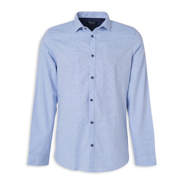 Long sleeves blue shirt for men