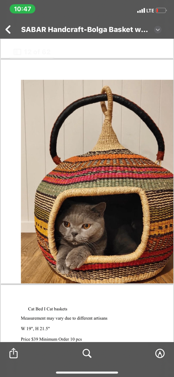 Hand woven Baby Basket